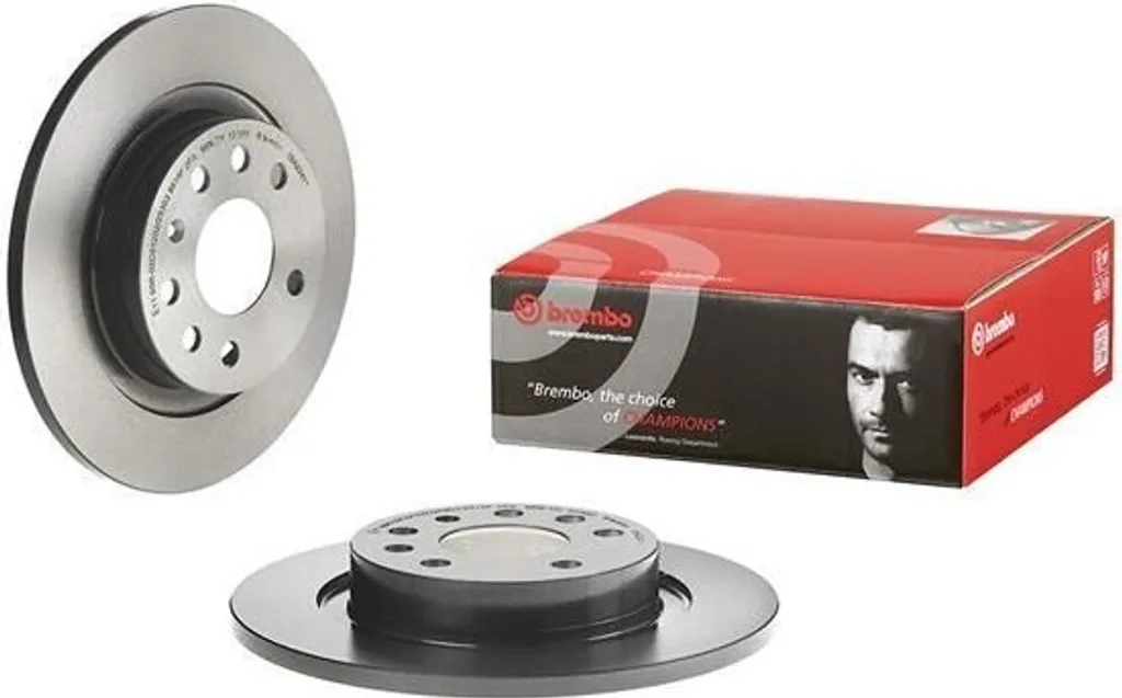 Disque de Frein Arrière Brembo 08.A224.11 pour Fiat Croma 1.9 2.4 Multijet
