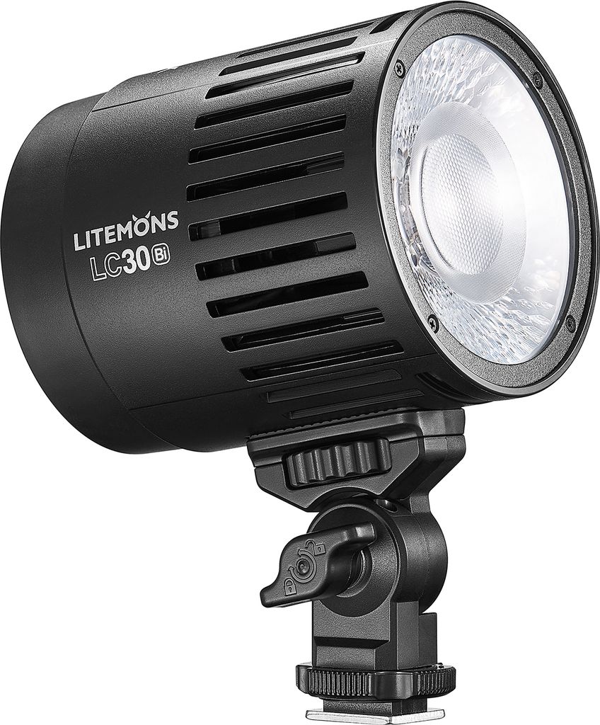Godox LC30Bi Litemons Tisch-LED-Videoleuchte Kompaktes Fuelllicht fuer Fotografie 38 W Leistung 3200 K-6500 K Zweifarbige Temperatur Dimmbar 11 FX-...