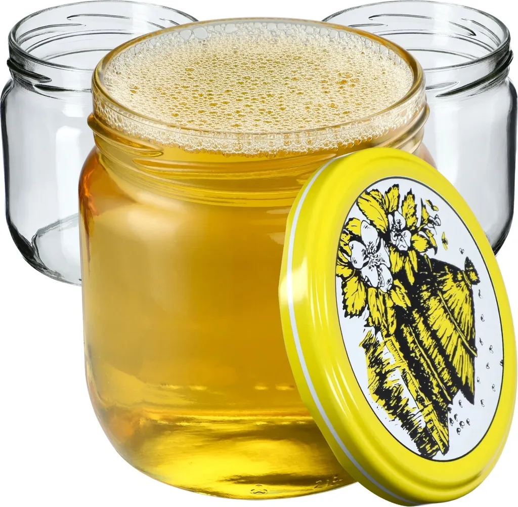 12 Vasetti KADAX Salla 425ml: Barattoli Decorativi per Regali e Cucina
