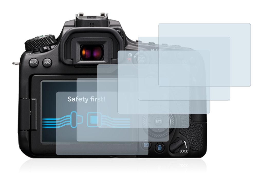 Dipos Displayschutzfolie Matt Für Canon EOS M10 – 6-fach Pack, Made In Germany, Kratzfest