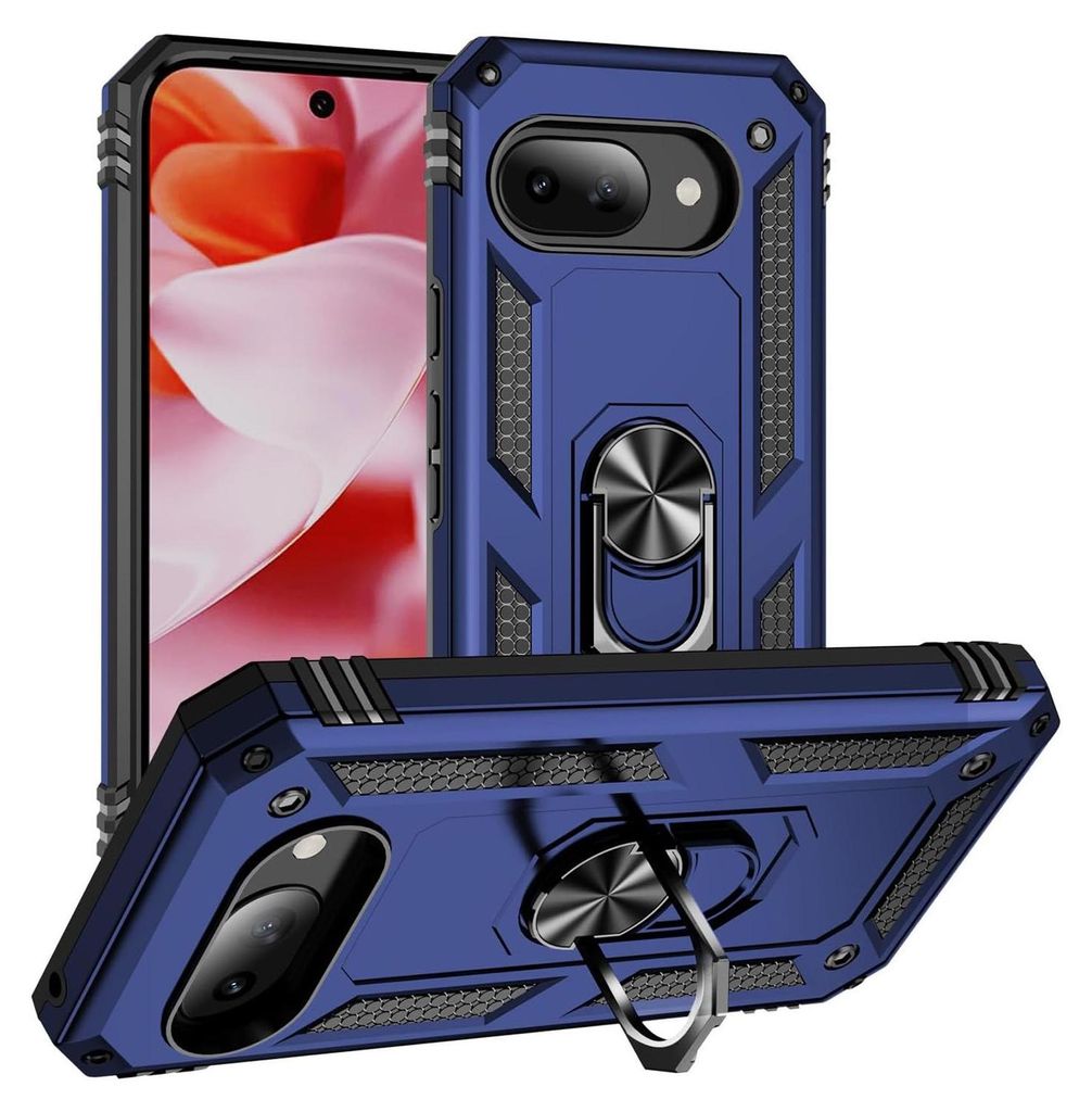 Armor Shield Handyhülle für Google Pixel 9a Hülle Ultra Hybrid Case Handy Schutzhülle, Blau