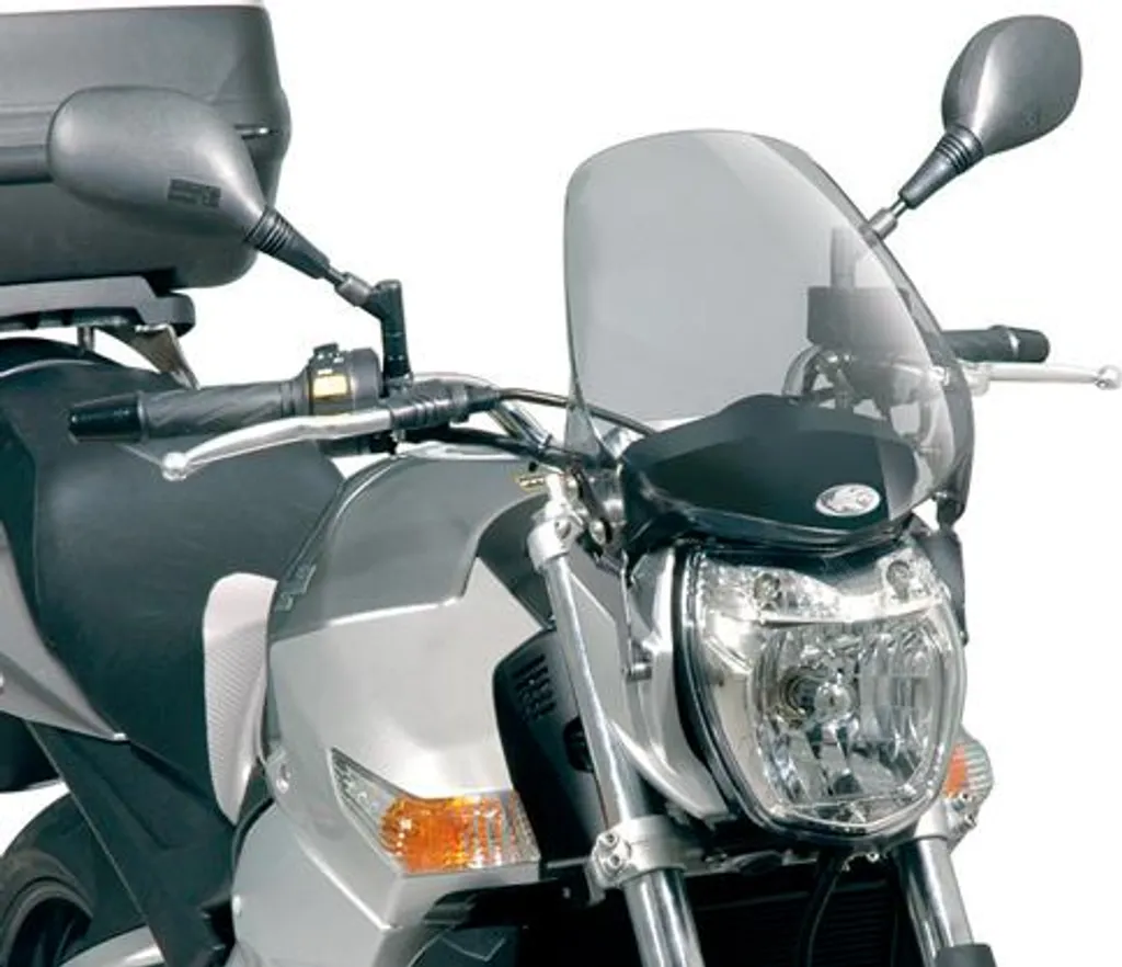 Pare-brise Kappa pour confort de conduite moto Naked 29x33,5 cm clair
