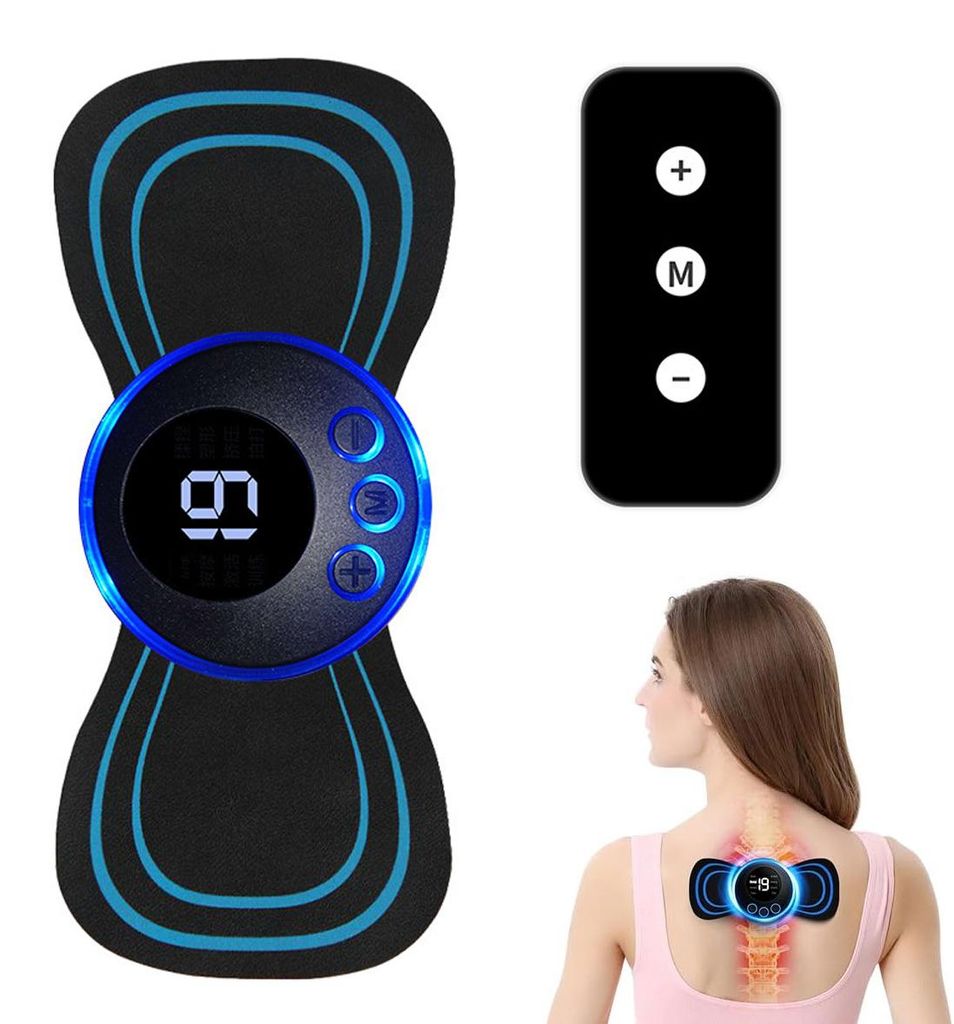 EMS Nackenmassagegerät TENS, 8 Modi 19 Intensitätsstufen, Produktbild 