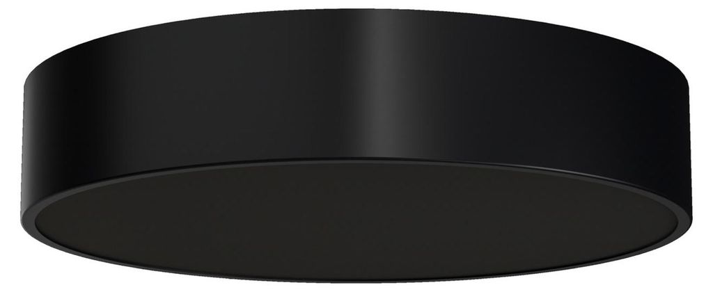 OSMONT KRU60602 KRUGER 2 FC Decken-/Wandleuchte aus Kunststoff, schwarz, Schutzart IP40, 4000 K, 34 W LED