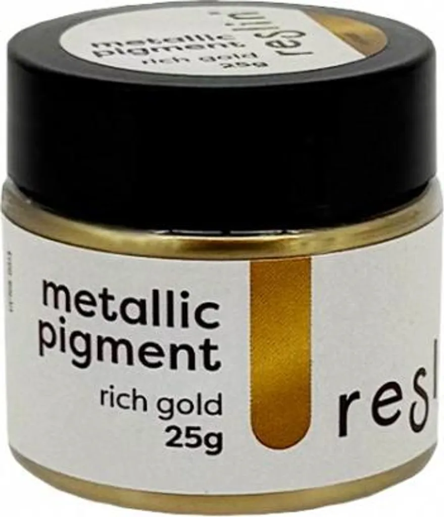 Poudre Or Métallique 20g Reslin à Haute Brillance pour Décoration DIY