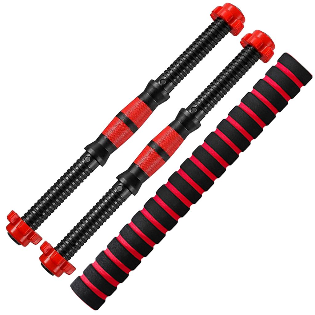 Gewinde Hantel Lenker Verlaengerungsstange Set Verstellbare Hantelstangen zum Gewichtheben Home Gym Fitness uebung