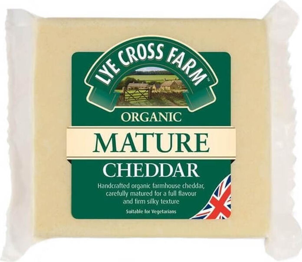 Cheddar-Käse reifte 9-12 Monate 200 g Lye Cross Farm