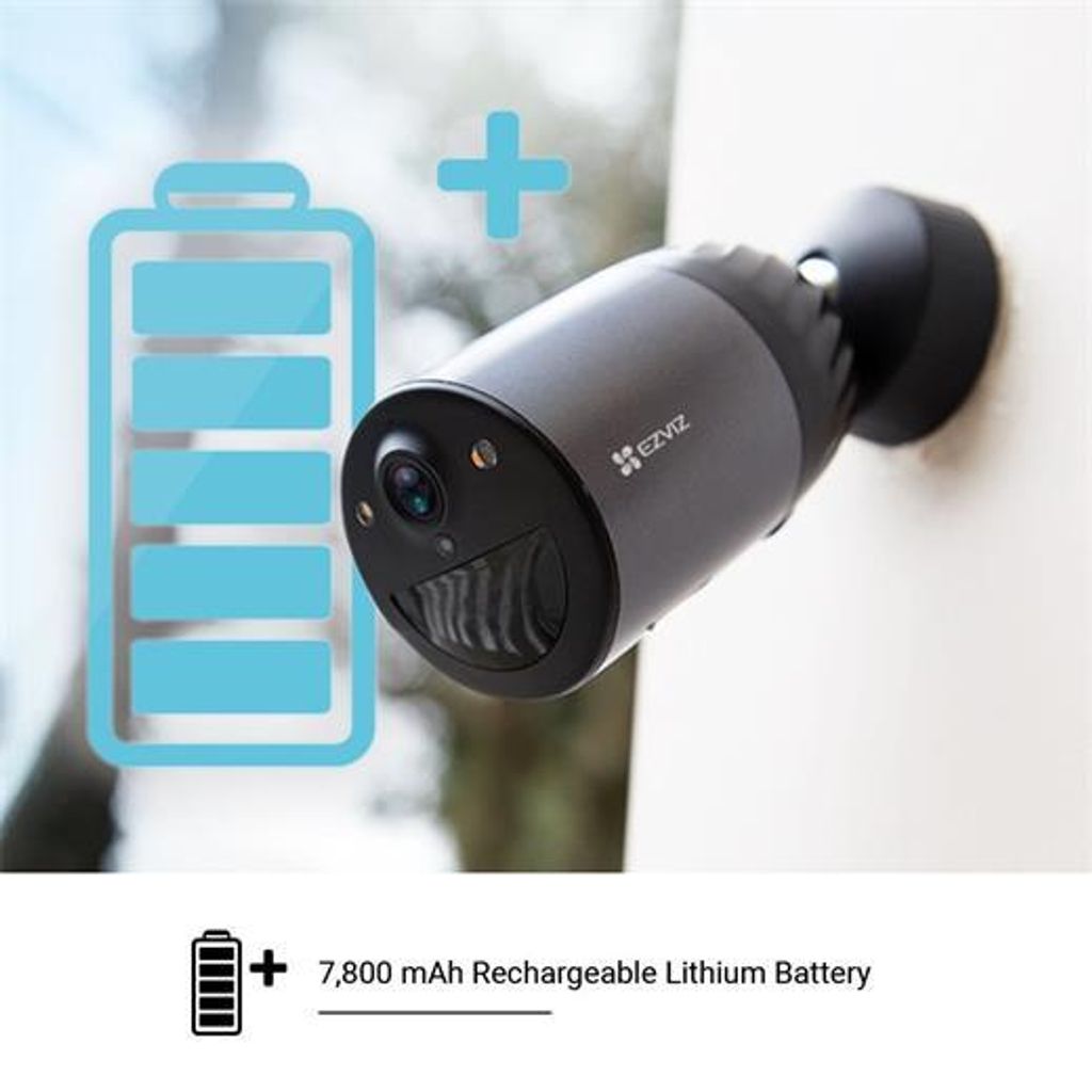 EZVIZ BC1c 4K Außenkamera Akku 10400mAh KI Solar Produktbild 