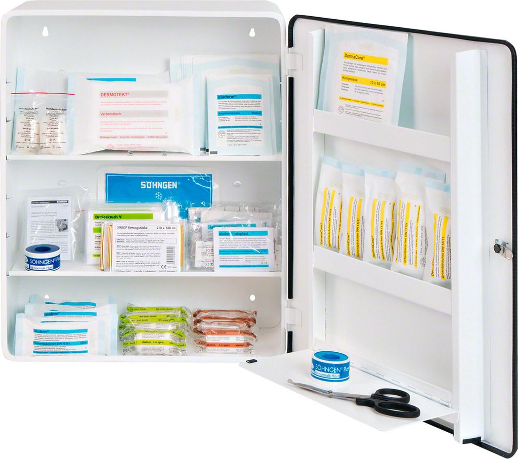 Verbandschr.Madrid,Füll. Standard DIN 13169, weiß