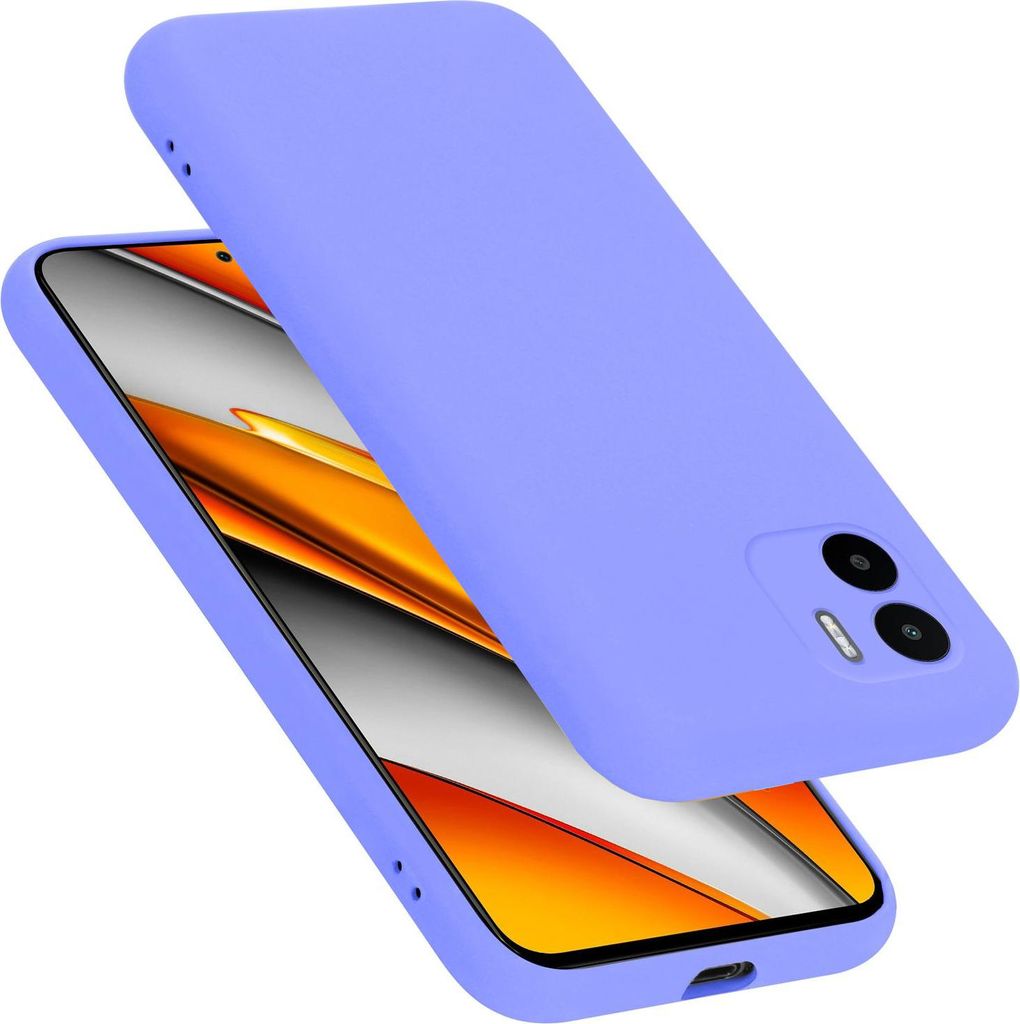 Cadorabo Hülle für Xiaomi RedMi A1 Hülle Silikon Handyhülle Case aus flüssigem Silikon, Kratzfeste und stoßfeste Schutzhülle für Xiaomi Red...