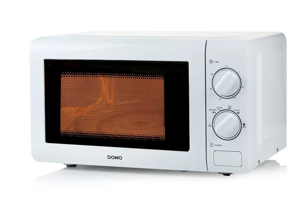 Micro-ondes mono fonction DOMO DO42201 blanc de 20 litres pour la cuisine