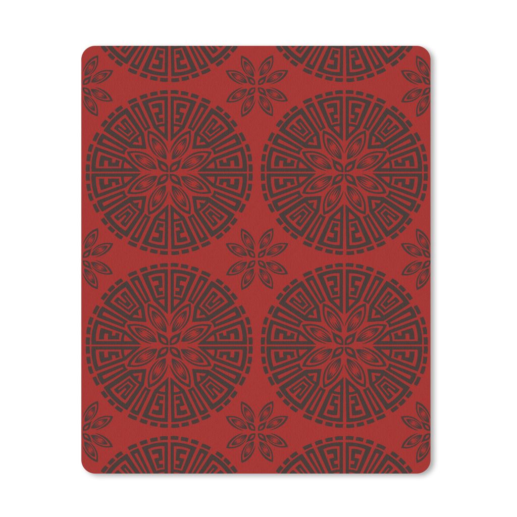 MuchoWow Mauspad Mousepad Chinesisch - Muster - Rot 30x40 cm - Mousepads - Maus Mat - Pad - Mausunterlage - Mausmatten