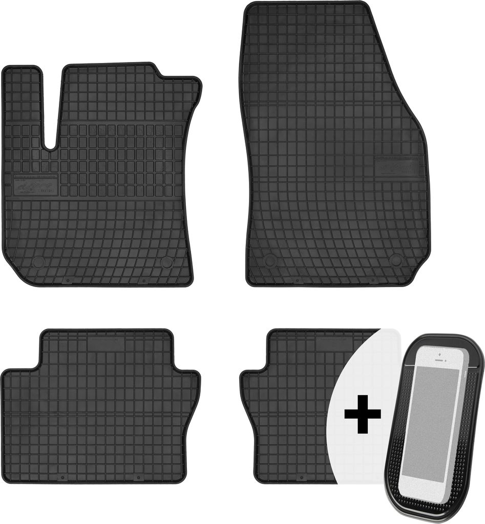 Gummimatten Auto Fußmatten Automatten Passgenau 4-teilig Set - passend für Opel Zafira B 2005-2014