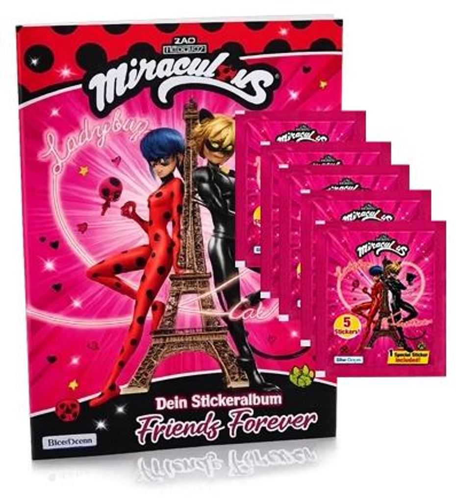 Blue Ocean Miraculous Ladybug Friends Forever Stickeralbum Produktbild 