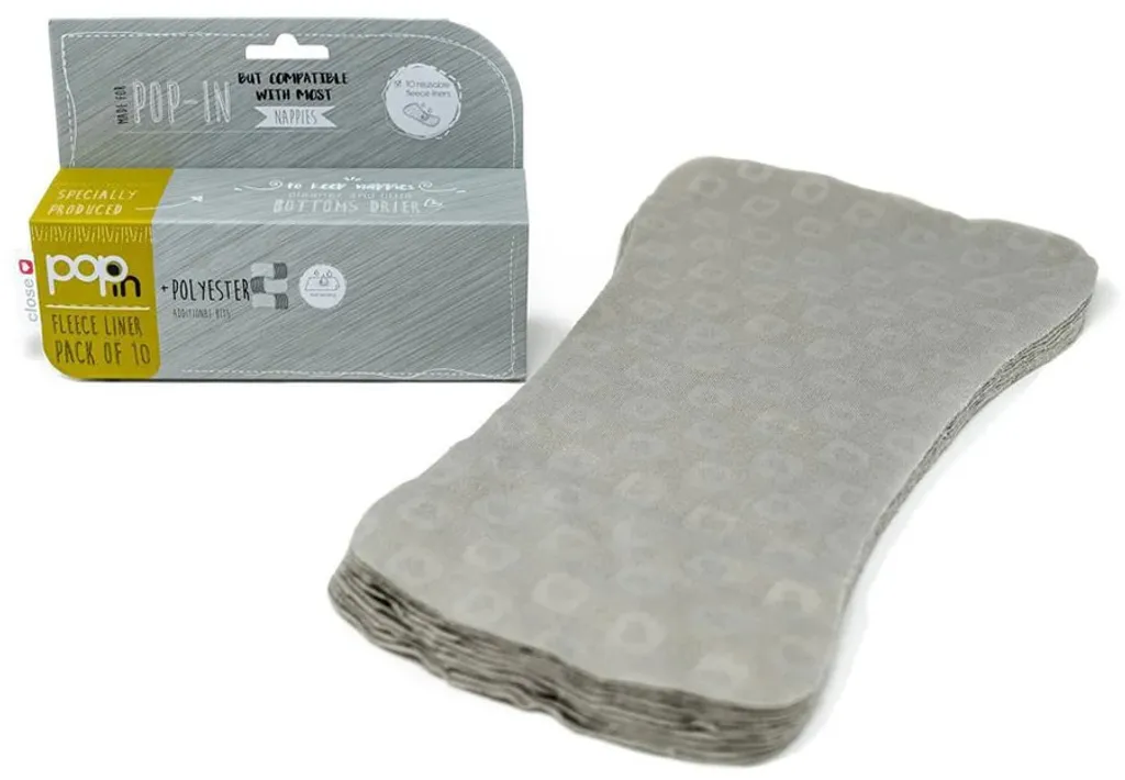 Voiles de protection lavables en polaire StayDry Close Pop-In x10