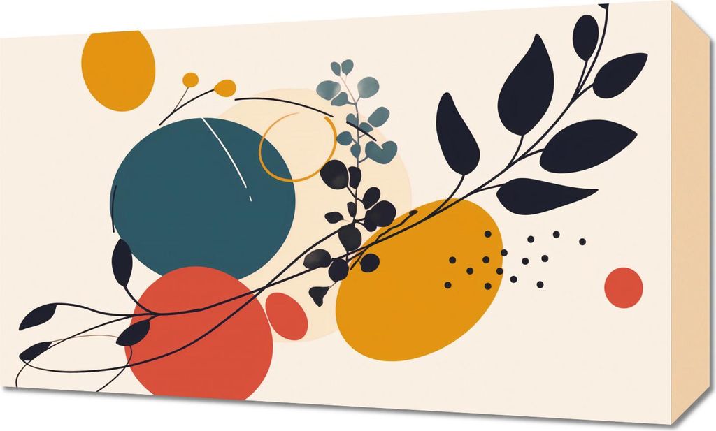 Bild 50x30cm Naturcollage