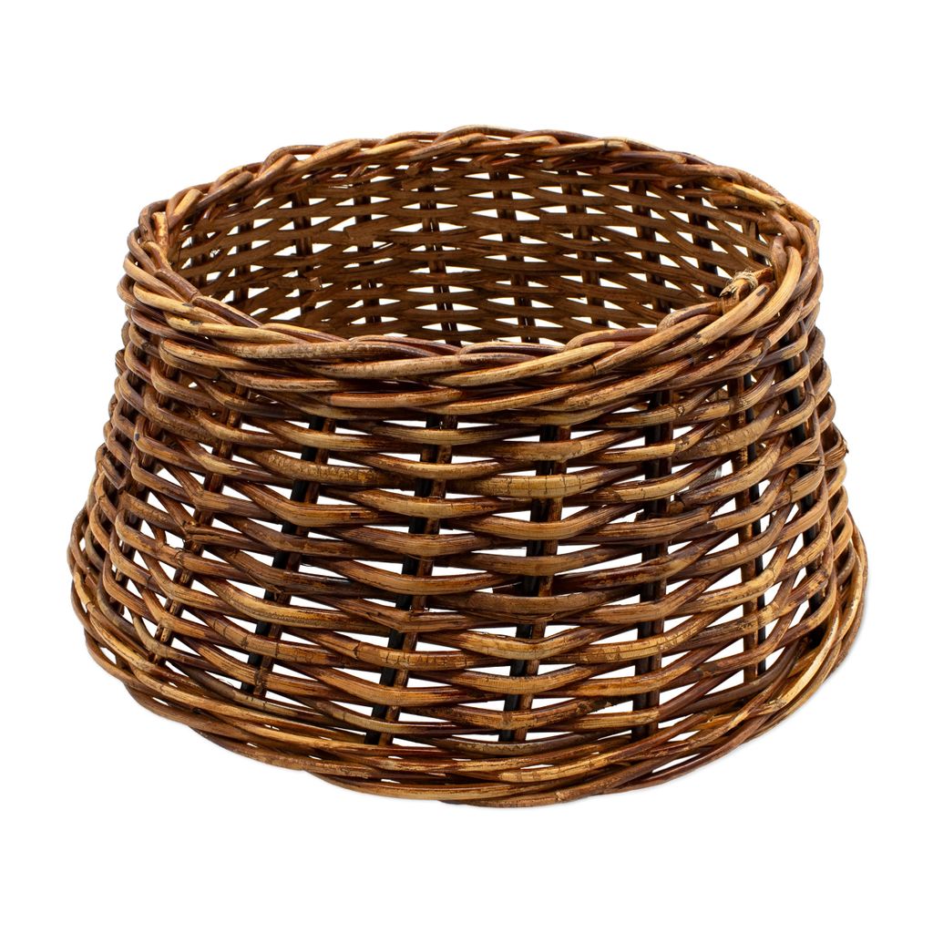 Rattanowy pokrowiec na choinkę z wierzby 60 cm - naturalny Zdjęcie produktu 
