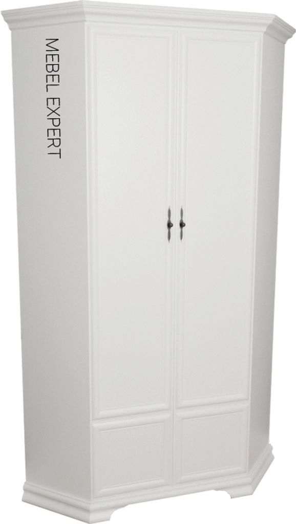 Veľká rohová skriňa, biela, PREMIUM, police, 98 x 225 cm, Obrázok produktu 12