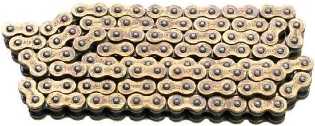 Chaîne Moto DID 525 Or 110 Maillons avec Joints X-Ring pour Transmission