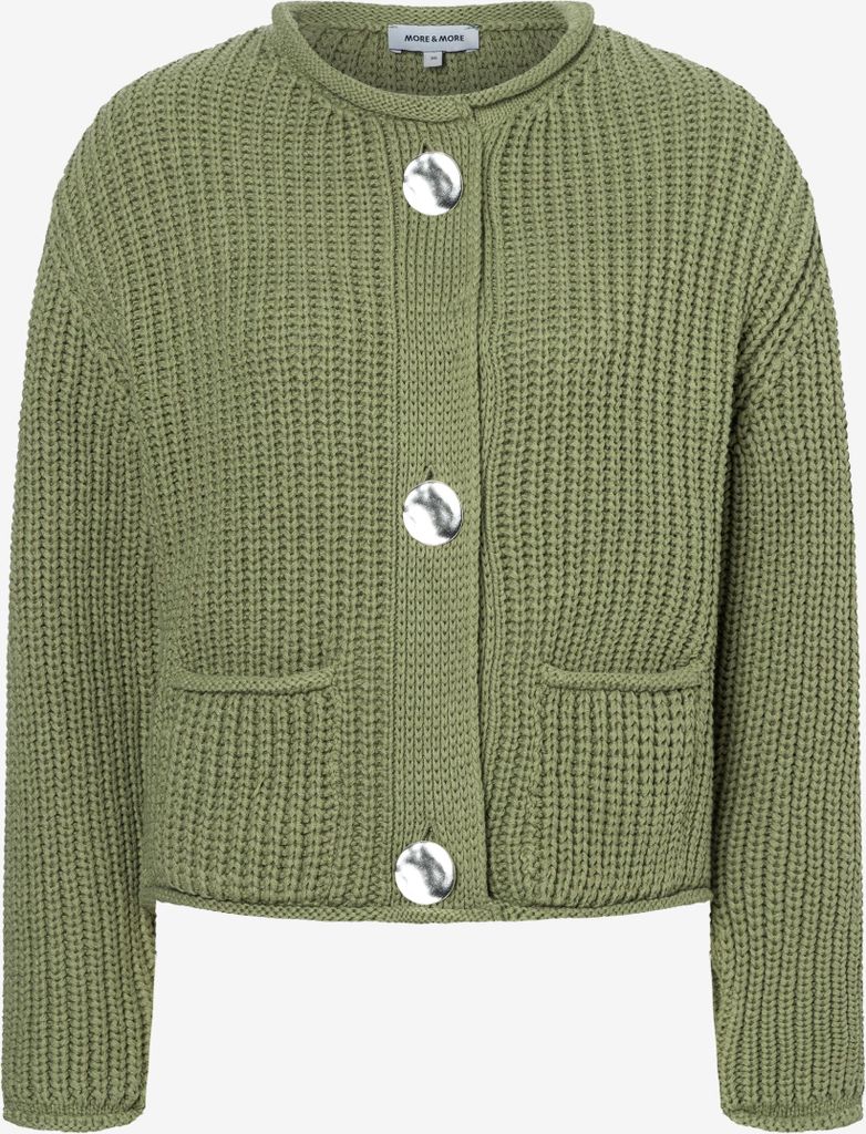 MORE & MORE Cardigan Longsleeve 0623 spring gree 42