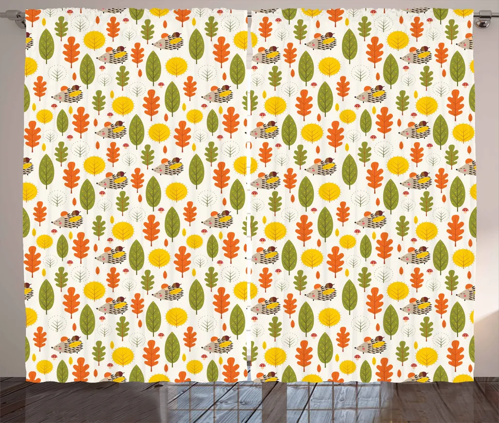 Scheda Tecnica Tenda ABAKUHAUS Autunno 280x175 | Stampa HD Ganci