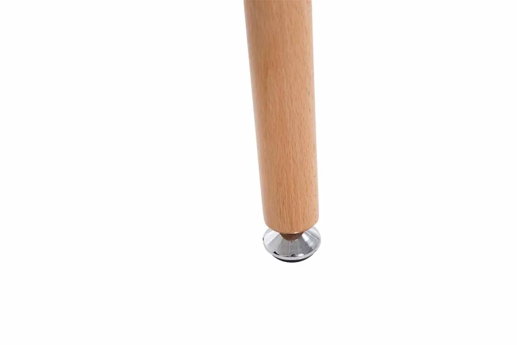 In And OutdoorMatch Leonhard Table d'appoint 80x75cm Blanc et Chêne - 5