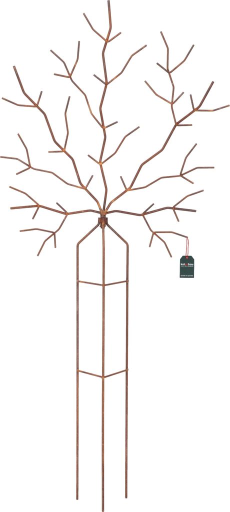 KOTARBAU Metall Gartendekoration Schneeflocke zum Einstecken in den Boden Kupferfarbe