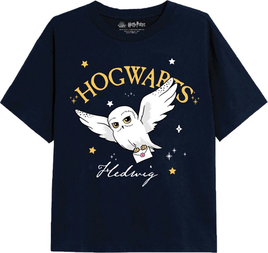 Harry Potter, Mädchen T-Shirt, 158, Marineblau, Baumwolle, Produktbild 
