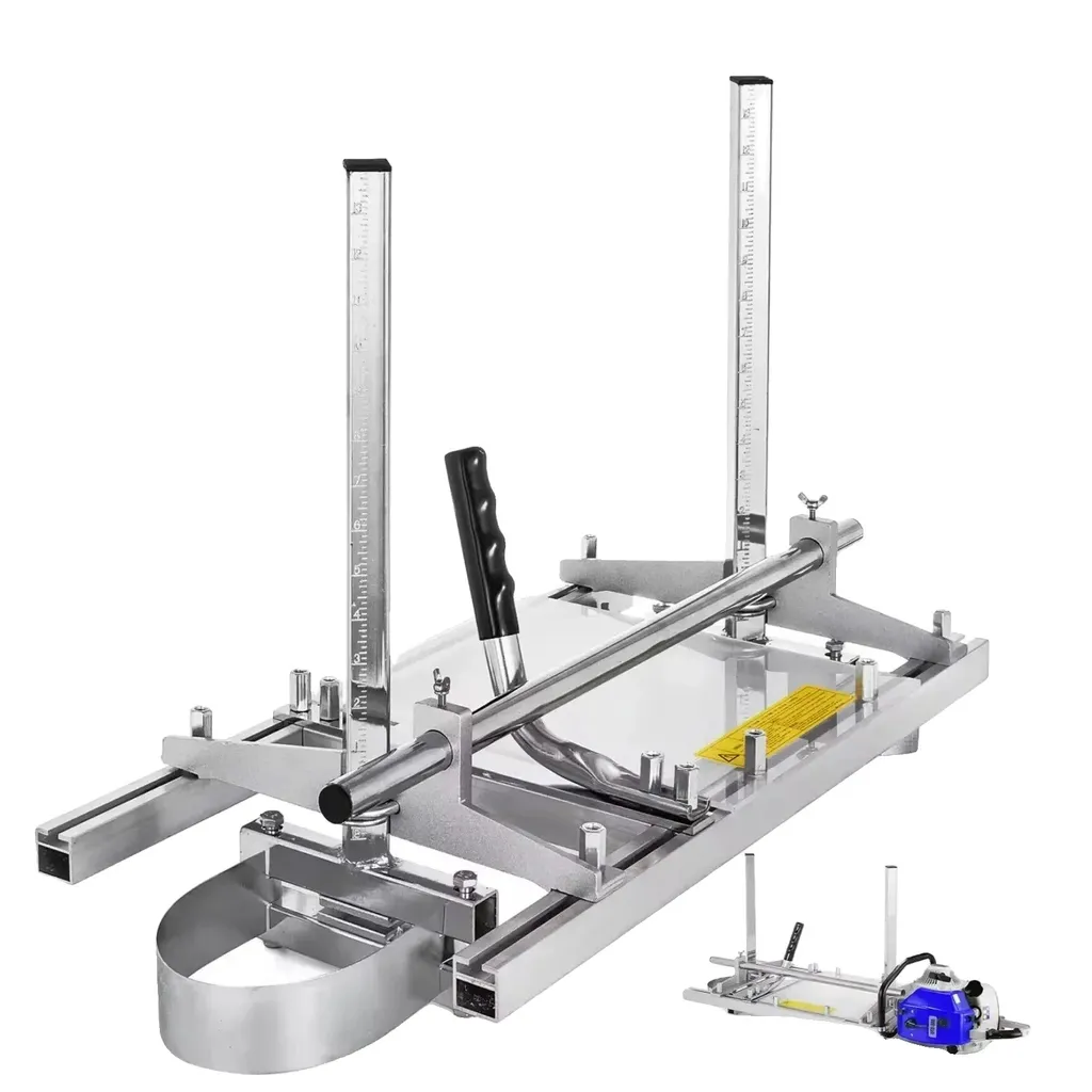 Scierie mobile pour tronçonneuse - Moulin à bois réglable en aluminium