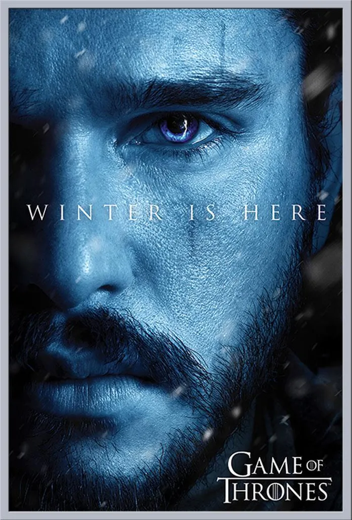Cadre Shinsuke® avec Vitre Acrylique pour Poster Jon Snow sans Reflet