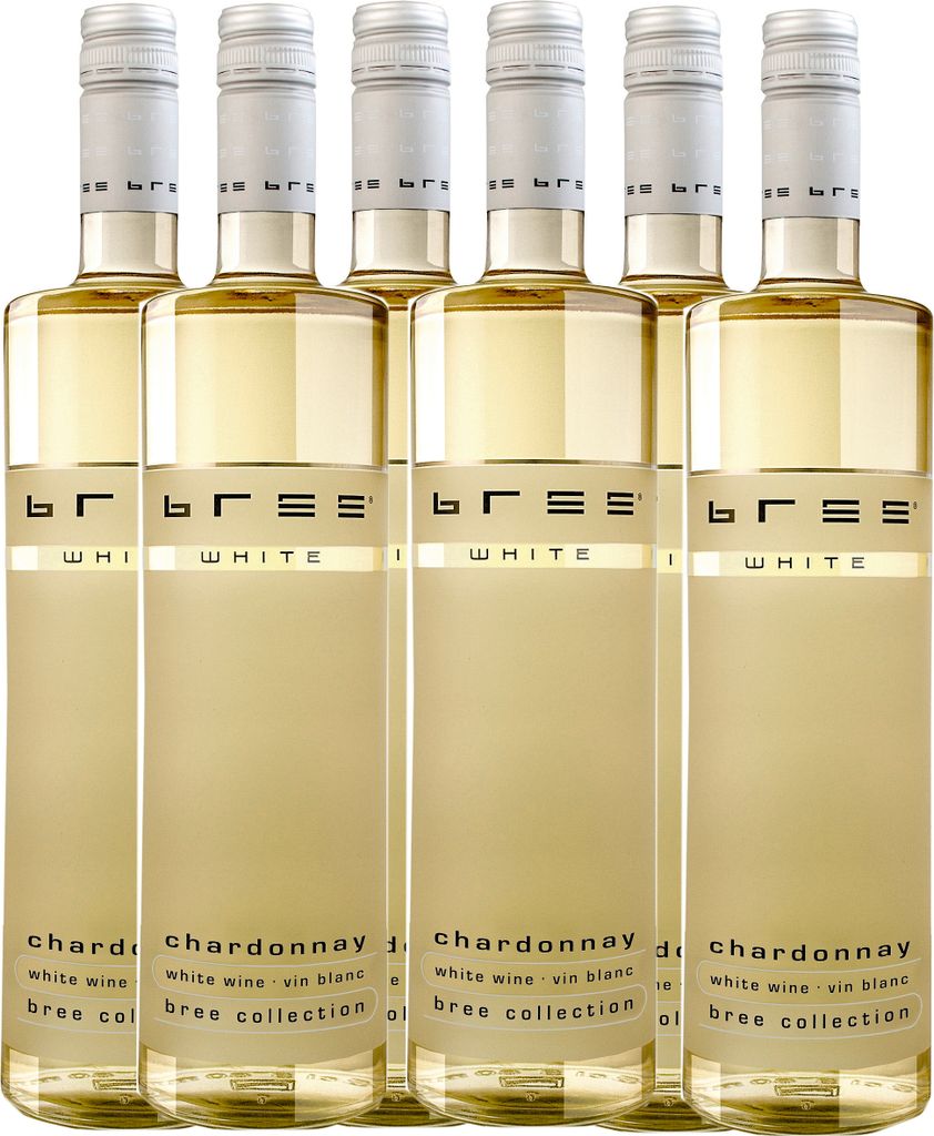 Bree Chardonnay halbtrocken Weißwein | 12 % vol | 6 x 0,75 l