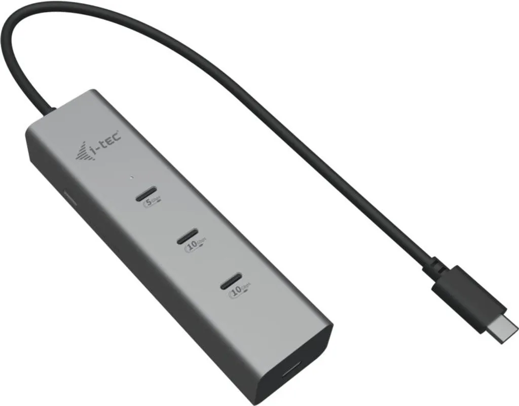 I-TEC i-tec Metal HUB di ricarica USB-C a 5 porte con video USB-C 8K + Power Delivery 85W