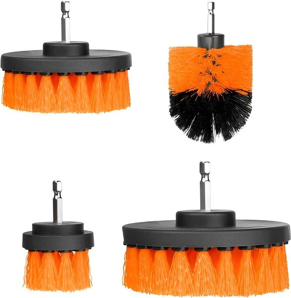 Brosses de nettoyage pour perceuse - 4 pièces Image du produit 