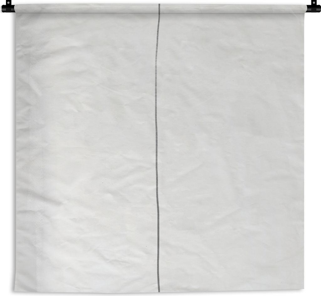 MuchoWow Wandteppich Wandbehang Abstrakt - Linie - Design - Taupe 150x150 cm Tapisserie Dekoration Wandtuch - Wohnaccessoires - Modernes