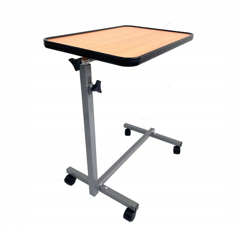 Table de lit médicale Mogil adaptable avec plateau réglable blanc