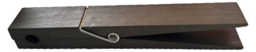 Handtuchklammer aus Holz, Wäscheklammer-förmiger Handtuchhalter, rustikaler Wandhalter zur Befestigung von Handtüchern und Kleidung im Badezimmer