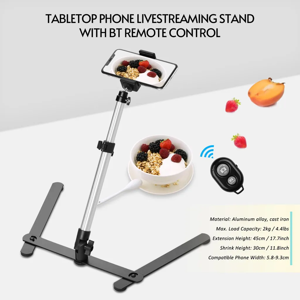 Kit Livestreaming avec Support Smartphone Réglable et Télécommande