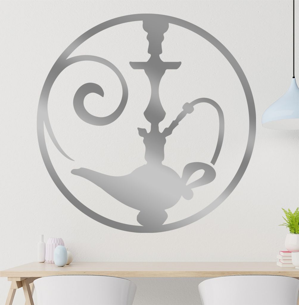Wunderlampe Wandtattoo in 6 Größen - Wandaufkleber Wall Sticker - Dekoration, Küche, Wohnzimmer, Schlafzimmer, Badezimmer