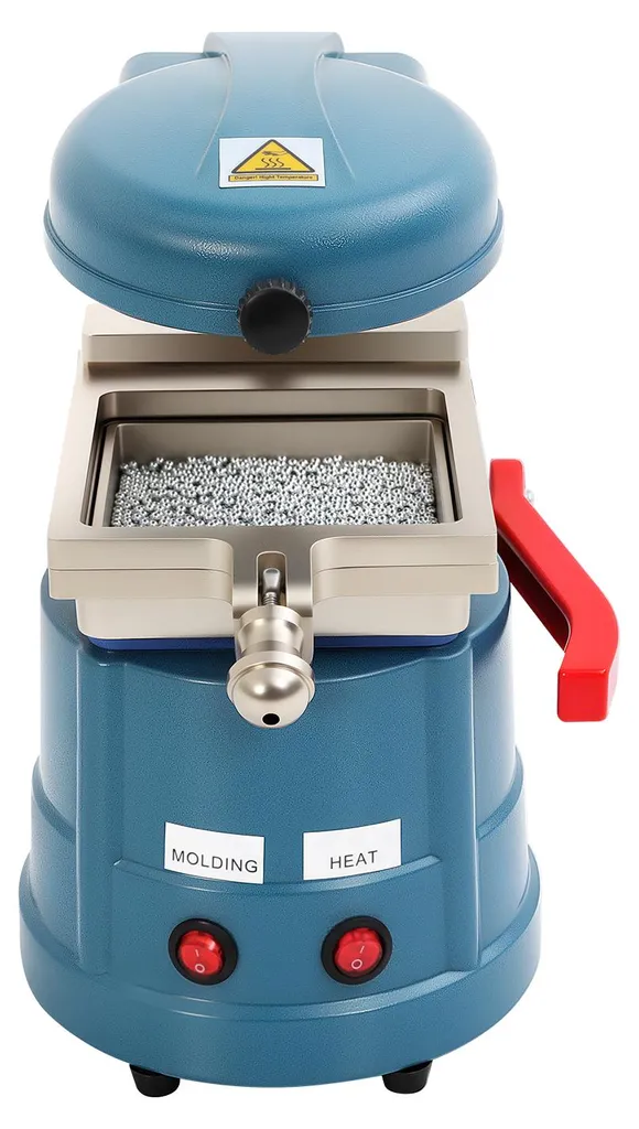Machine sous vide 1000W robuste bleue avec cadre de chauffe ajustable