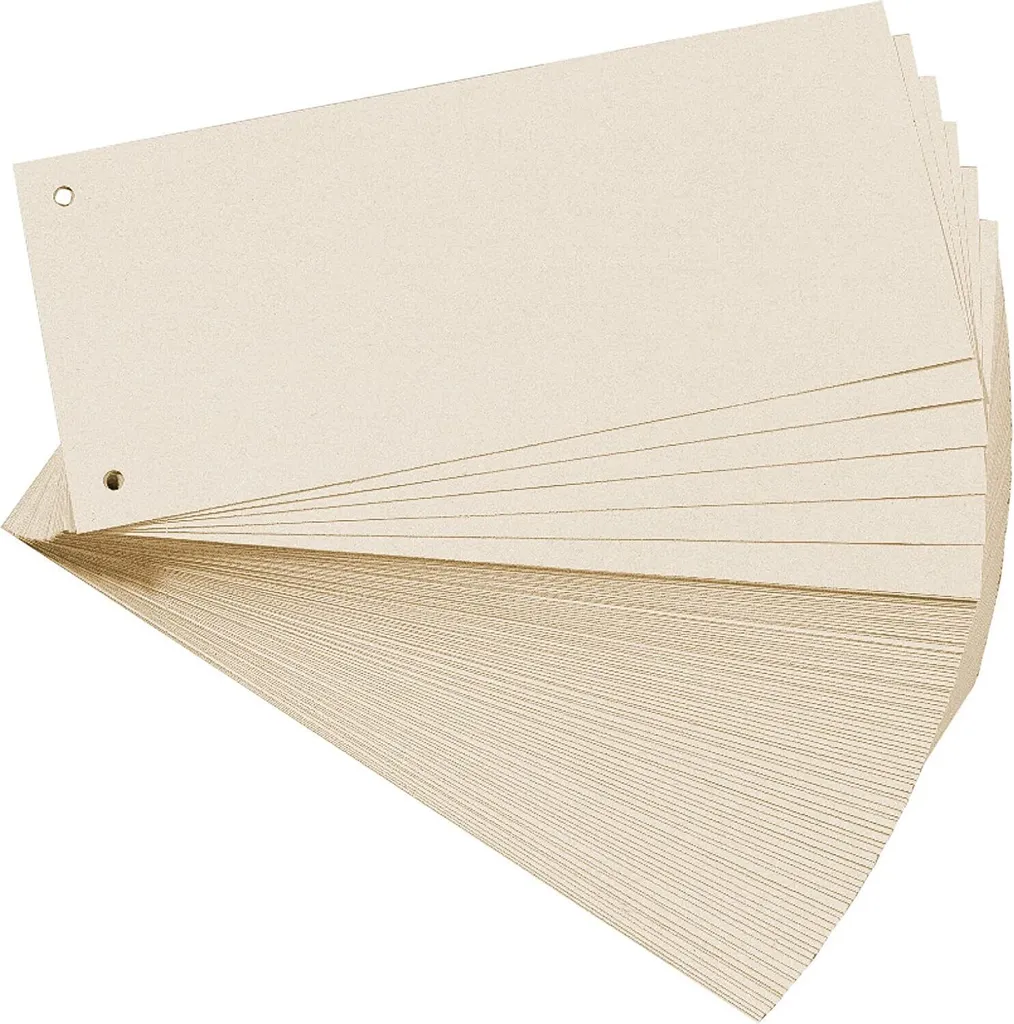 Intercalaires de Classement Chamois 105 x 240 mm pour Bureautique