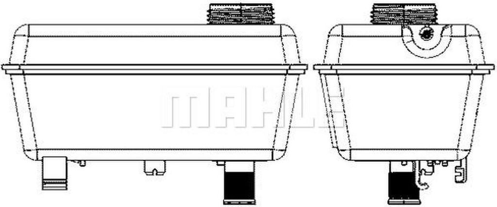 MAHLE Ausgleichsbehälter Kühlmittel für VOLVO 940 II Kombi (945) Kühlwasser CRT 27 000S