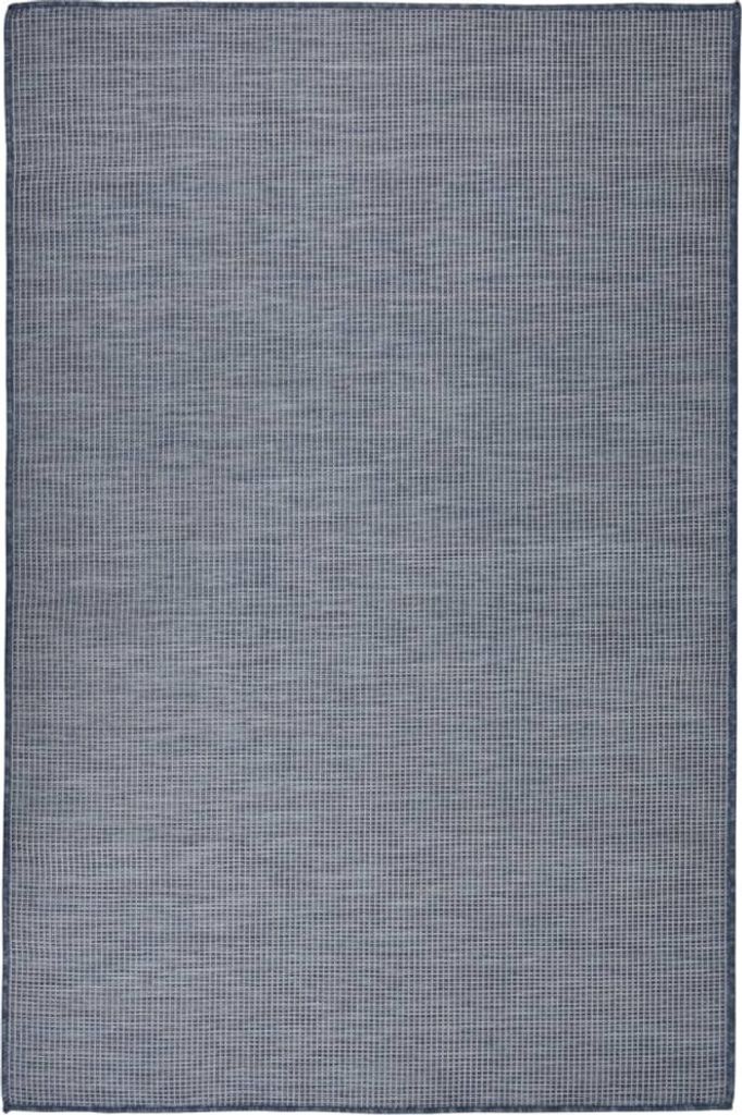 Outdoor-Teppich Flachgewebe 120x170 cm Blau