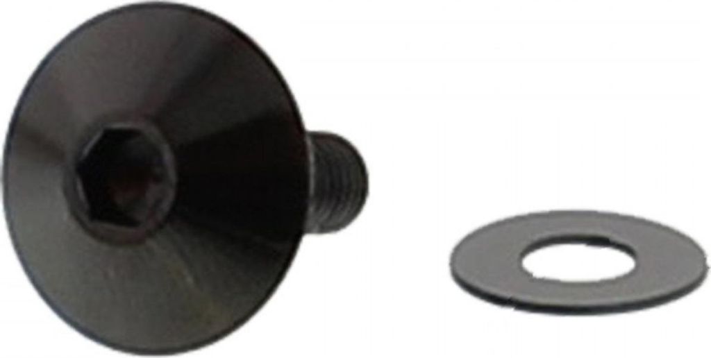 Linsenschraube JMP M5x0,8mm 16mm Edelstahl V4A schwarz