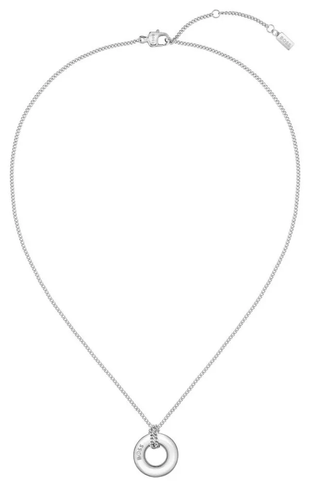 Bijou tendance : collier maille fine en acier pour femme style moderne
