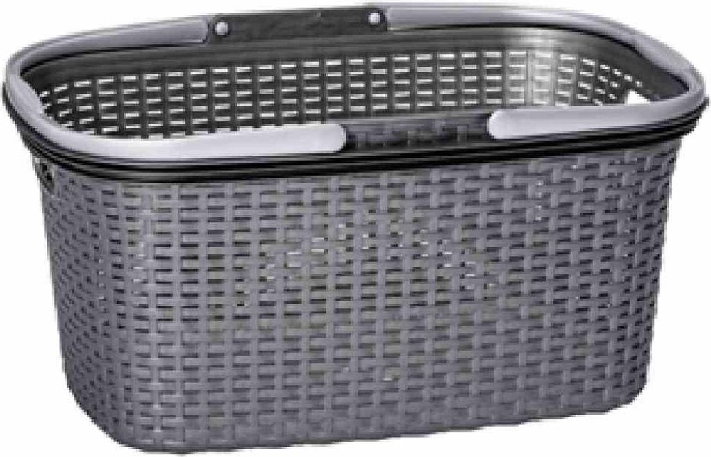 Wäschekorb "Rattan-Design" 32 l 56 x 37 x 28 cm Produktbild 