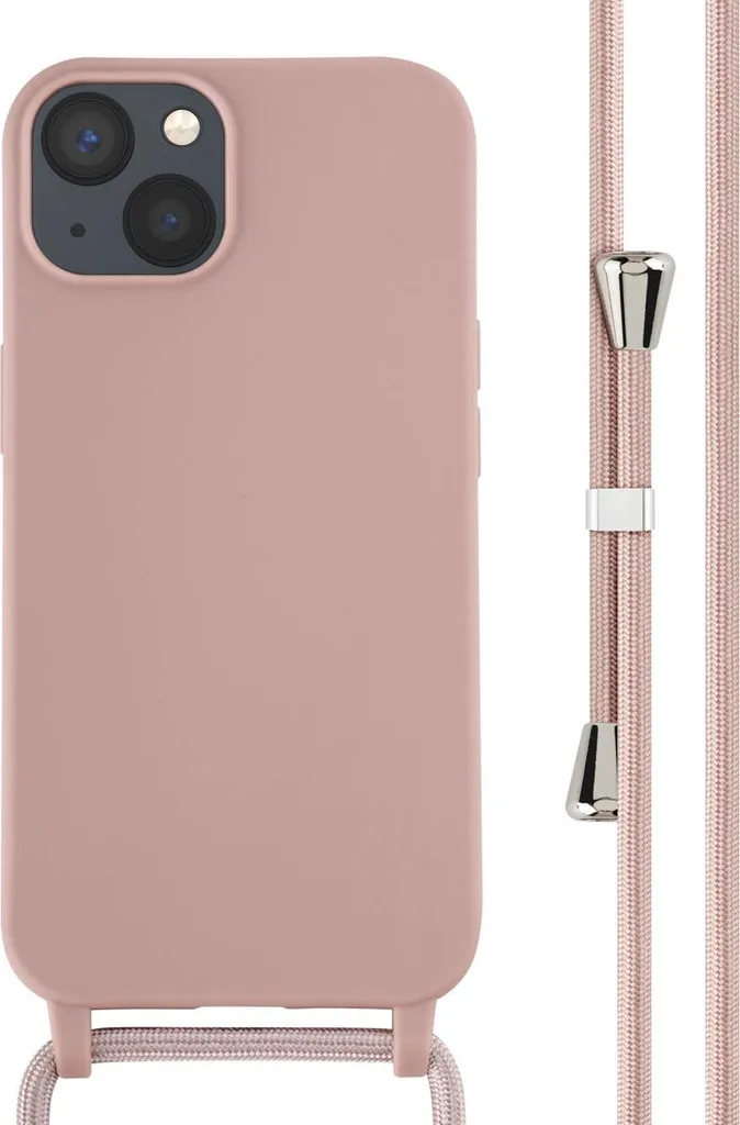 Custodia con Cinturino iPhone 15 Plus Blu | Cover a Tracolla Antiurto