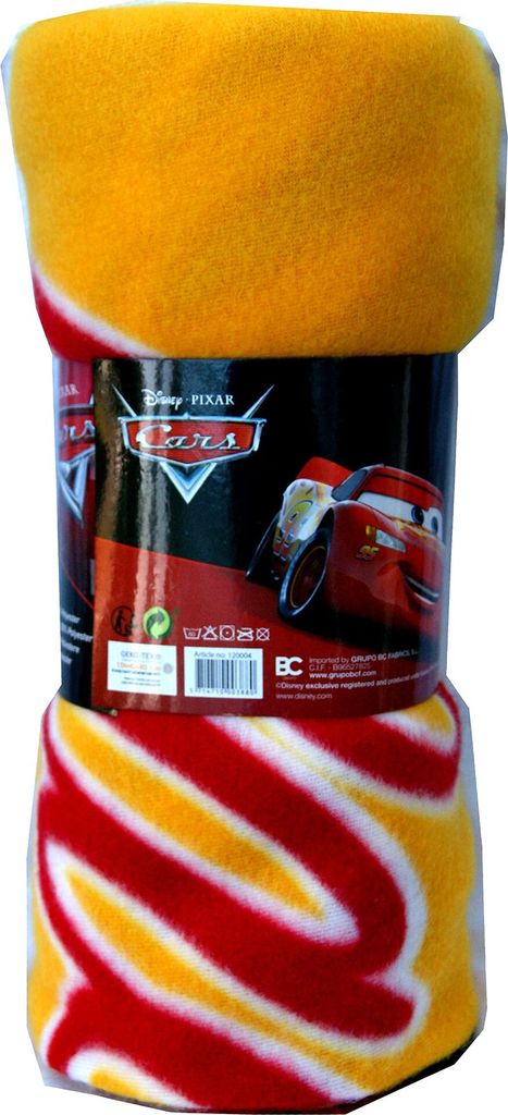 Disney Pixar Cars Fleecedecke Blesk McQueen, Dinoco Cruz Obrázek produktu 7