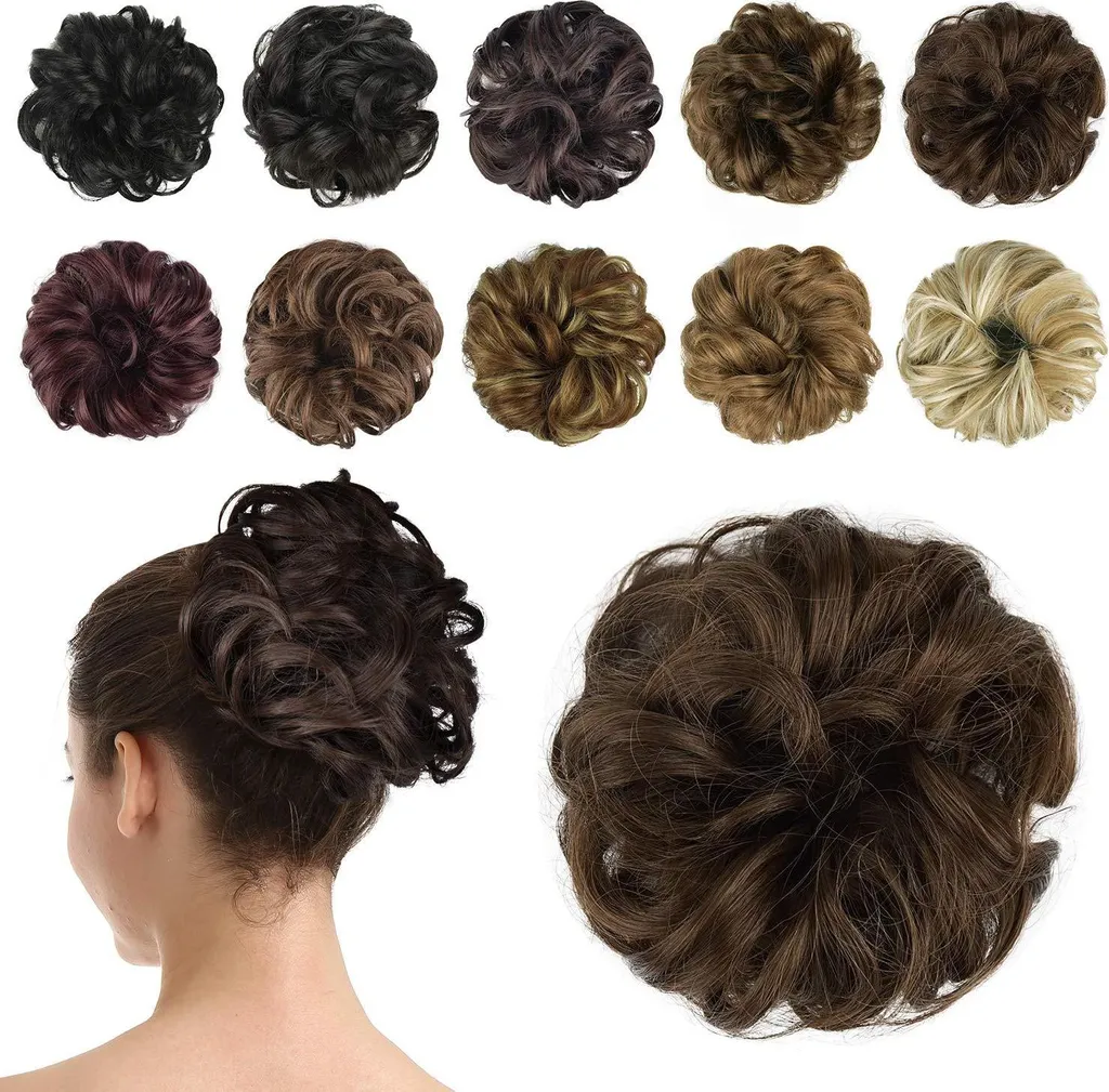 Messy Bun Extension Chignon | Coda di Cavallo Posticcia Updo Hair