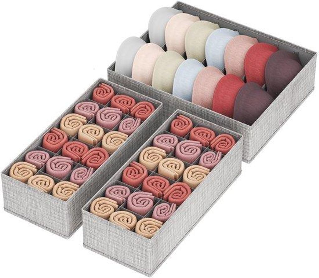 Kleiderboxen-System für Schlafzimmer, 3-teilig, Kinderkleding, Unterwäsche
