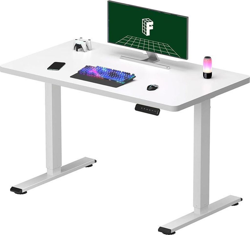 Elektrisch verstellbarer Tisch QE1W-1154-EUV1, 100 x 60 cm, Produktbild 